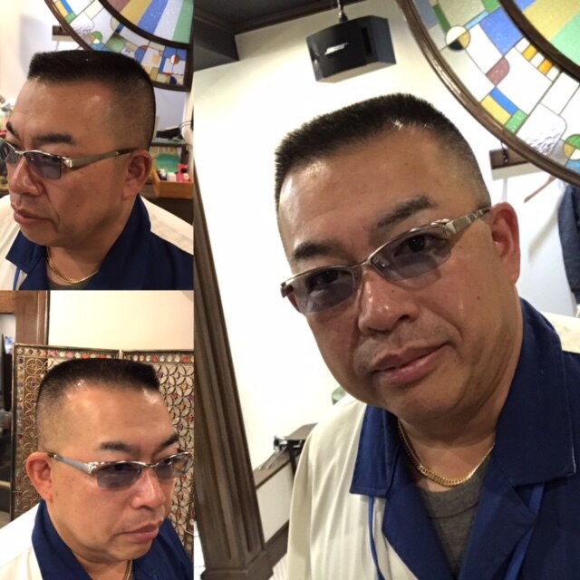 年中角刈り男 スタイリスト佐々木：L007434919｜バーバー アカダマの