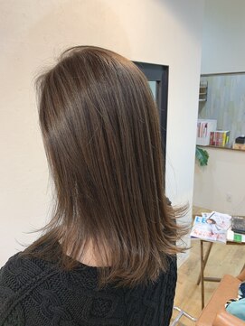 トラック ヘアー(TLUCK hair) ノンブリーチ　グレージュ