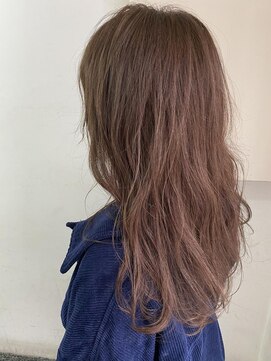 キャンバス バイ ネオリーブ 横浜西口(Canvas by neo.) ピンクベージュでほつれヘア