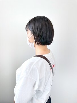 ゴーズゴードットビー 吉祥寺(go s go .b) マロンベージュぱつっとAラインボブ