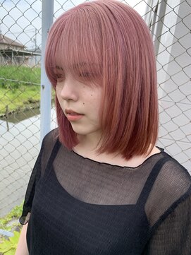 ナチュラル(Natural) デザインカラー/ニュアンスピンク