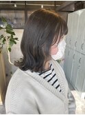 大人可愛い/暗めブルーグレージュ