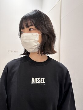 ノイズ エコル(Hair&Make NOISM ekolu ) 芋っぽくならないための顔周りレイヤーボブ