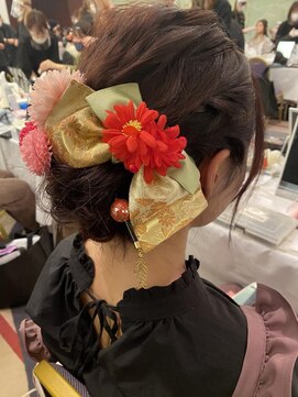 テトラ バイ ネオリーブ 横浜西口店(tetra by neolive) 横浜★アレンジ　着付け　メイク　セット　編み込み　卒業式