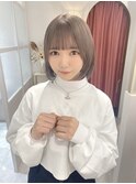 ショコラアッシュ/ヘルシースタイル/前髪カット