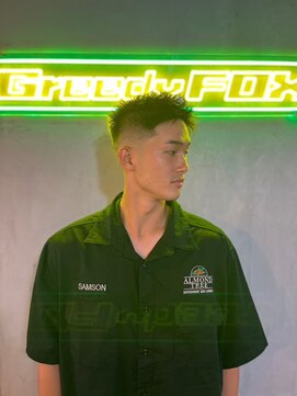 グリーディーフォックス 代々木(Greedy FOX) 波巻き/ハイライト/マッシュパーマ/ウルフ[シェービング]
