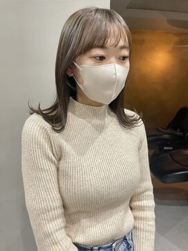 ヘアー アイス ルーチェ(HAIR ICI LUCE) くすみカラー オリーブカラー ベージュカラー /林