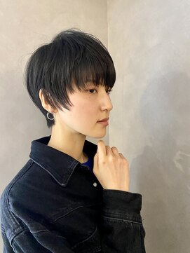 ハルキ ミナト ジャパン オオサカ(HARUKI MINATO japan OSAKA) 40代50代60代白髪染めハイライトマッシュショート