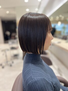 シュク 高円寺(SYUK) ぱつっとラインが可愛いボブ/ミニボブ【SYUK 高円寺 中野】