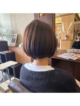 シャンプー ボーイ 宮崎柳丸店(SHAMPOO BOY) 前下がりボブ