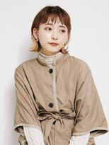 オンク 新宿(onk)&nbsp;黒髪/グレーベージュ/レイヤーロング/前髪パーマ[新宿駅]