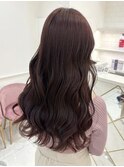 ブリーチなしで最大限にピンクに!*まゆ