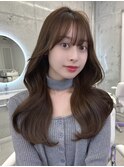 レイヤーカットでできる韓国ヘアくびれヘア　＊RINA