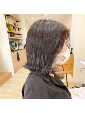 ステラバイケンジ(STELLA by KENJE) 大人綺麗ボブ/藤沢/髪質改善縮毛矯正/ショート/脱白髪染め透明感