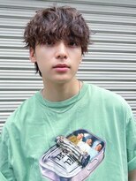 ツーダブル 豊中店(WW..) ツイストスパイラルパーマ波巻きスパイラル刈り上げマッシュ