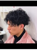 メンズパーマでイメージチェンジ