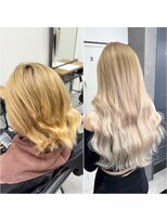 ネクスト 池袋(NEXT)&nbsp;エクステ/ロングヘア/ダブルカラー/ハイトーン/池袋