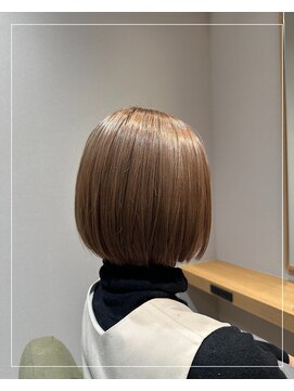 ペチカ(petica) 王道ボブ×ナチュラルベージュ＊20代30代40代