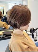 30代40代50代絶壁解消ひし形小顔前下がりショートボブ【ERIKA】