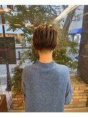 ツーブロックショートボブ