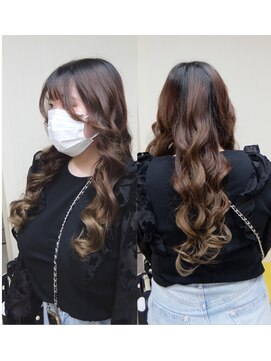 巻き下ろし外巻き ★横浜駅人毛エクステ専門店