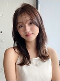 小顔 美髪 レイヤーカット イメチェン ワイドバング"