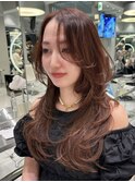 韓国パーマ/コテ巻き風パーマ[レイヤーカット/渋谷]
