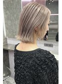 ショート/ボブ/ミルクティーグレージュ【梅田】【大阪】