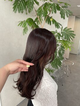 クム 横浜(qumu) 【qumu】ピンクラベンダー×レイヤーカット