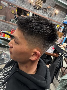 スリーセント 栄(3/cent) フェードショート