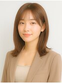 社会人オフィス上品ショートボブ女子力透けカラー清潔感