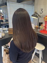 トロワエピ 表参道(Trois epis)&nbsp;アッシュブラウンカラー/ケラチントリートメント/髪質改善