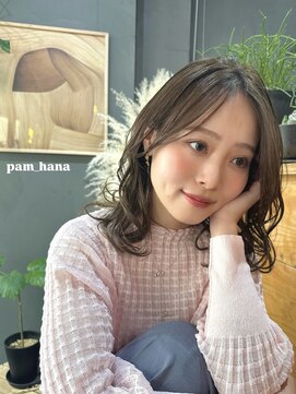 パム 王子(PAM.) 【hana】ブリーチなしダブルカラー（王子駅）