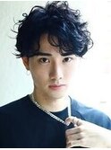 波巻きスパイラル×ツーブロックマッシュ【TELA HAIR 東川口】