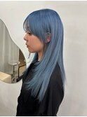 ペールブルーカラー