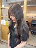 オリーブグレージュ/透明感カラー