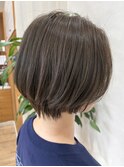 前髪無しショート
