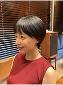 くびれショート/前髪短め/30代/40代/50代/エイジレス