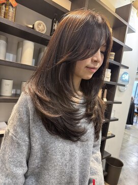 ジュール 池袋(Joule) 顔周り/レイヤーカット/ブリーチなし/韓国レイヤー/前髪カット
