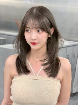 マウルルナ(MAEUL luna) レイヤーカット　ミディアム　ワンカール『MAEUL luna 桔川』