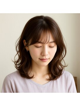 スープレックス ヘアーデザイン(SOUPREX HAIR DESIGN) ミディアムデジタルパーマ 20代 30代 40代 50代 60代髪質改善