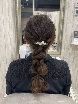 リノアヘアー(Linoa hair) お呼ばれ◇編みおろしヘア