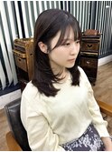 美髪縮毛矯正×レイヤーミディアム