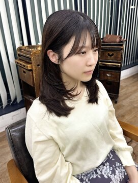 ネオリーブ クーロ(Neolive curro) 美髪縮毛矯正×レイヤーミディアム