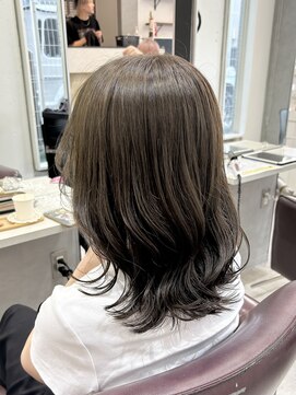 アヤラ オーガニックアンドスパ 東船橋店(AYALA) 【江添茉友】エメラルド/アッシュベージュ/透明感カラー