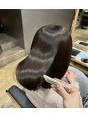 最高峰ケアカラーで艶髪に