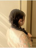 編みおろしアレンジ