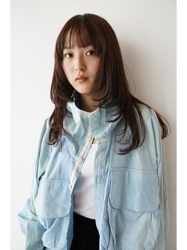 キーダ(KEEDA) レイヤーカット/ハッシュカット/オレンジブラウン