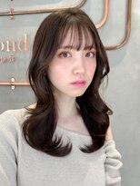 ロンド エスポワール 錦糸町(Lond espoir)&nbsp;▼ くびれレイヤー/ラテグレージュ/韓国巻き/顔周りカット