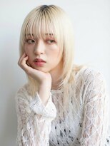 アッシュ 成増店(Ash)&nbsp;ホワイトミルクティーベージュ×韓国風レイヤー